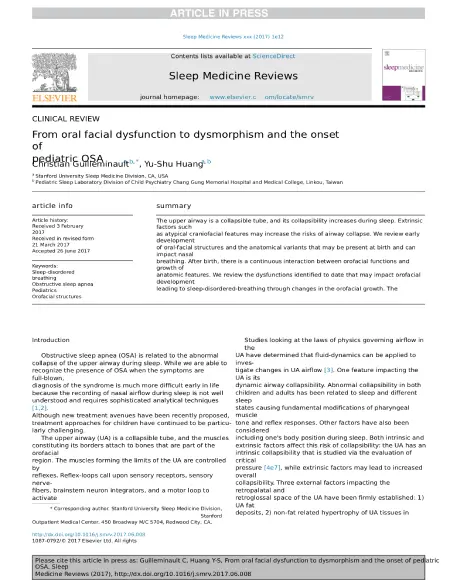 From-oral-facial-dysfunction-to-dysmorphism-and-the-onset-of-pediatric
