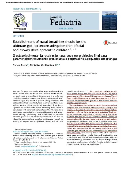 Establishment of nasal