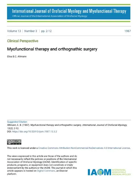 Orthognthic_Myofunctional therapy
