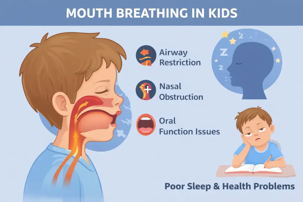 graphic on mouth breathing